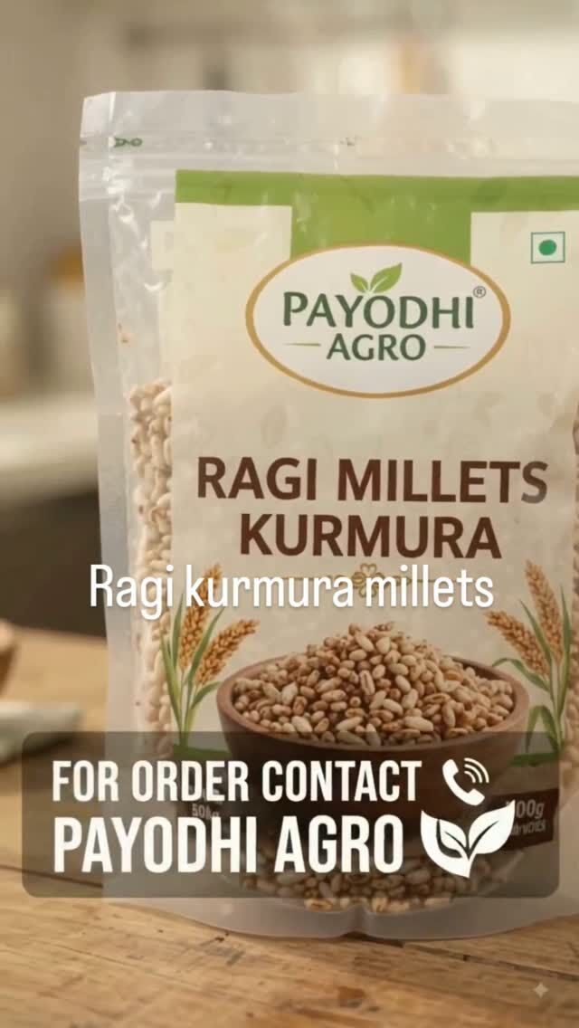 RAGI MILLETS KURMURA video 4